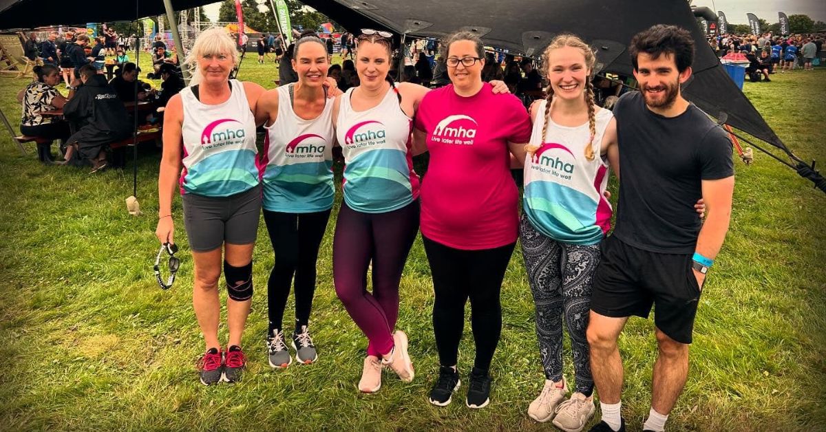MHA Stratton House staff raise £700 in a tough challenge