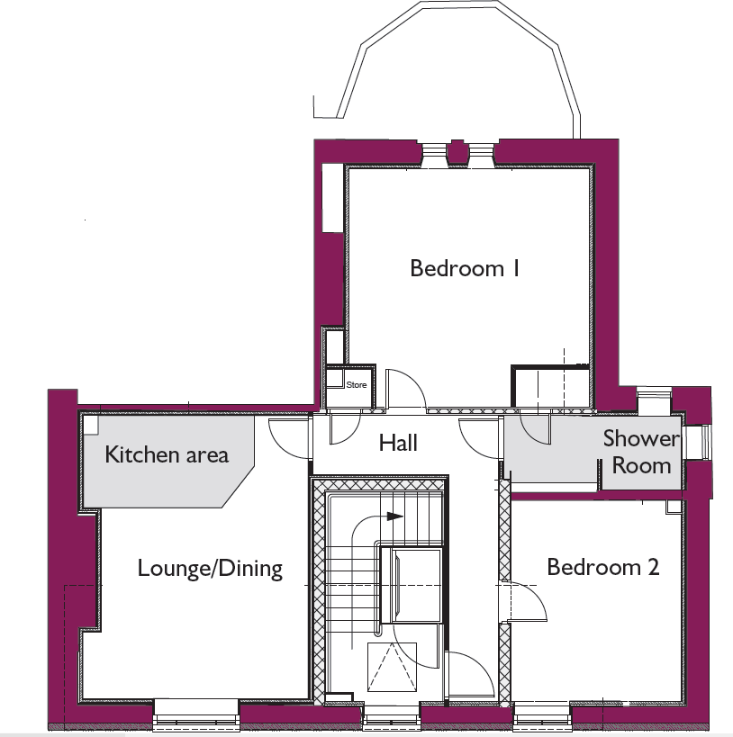 Floor plan 33 Martin Grange